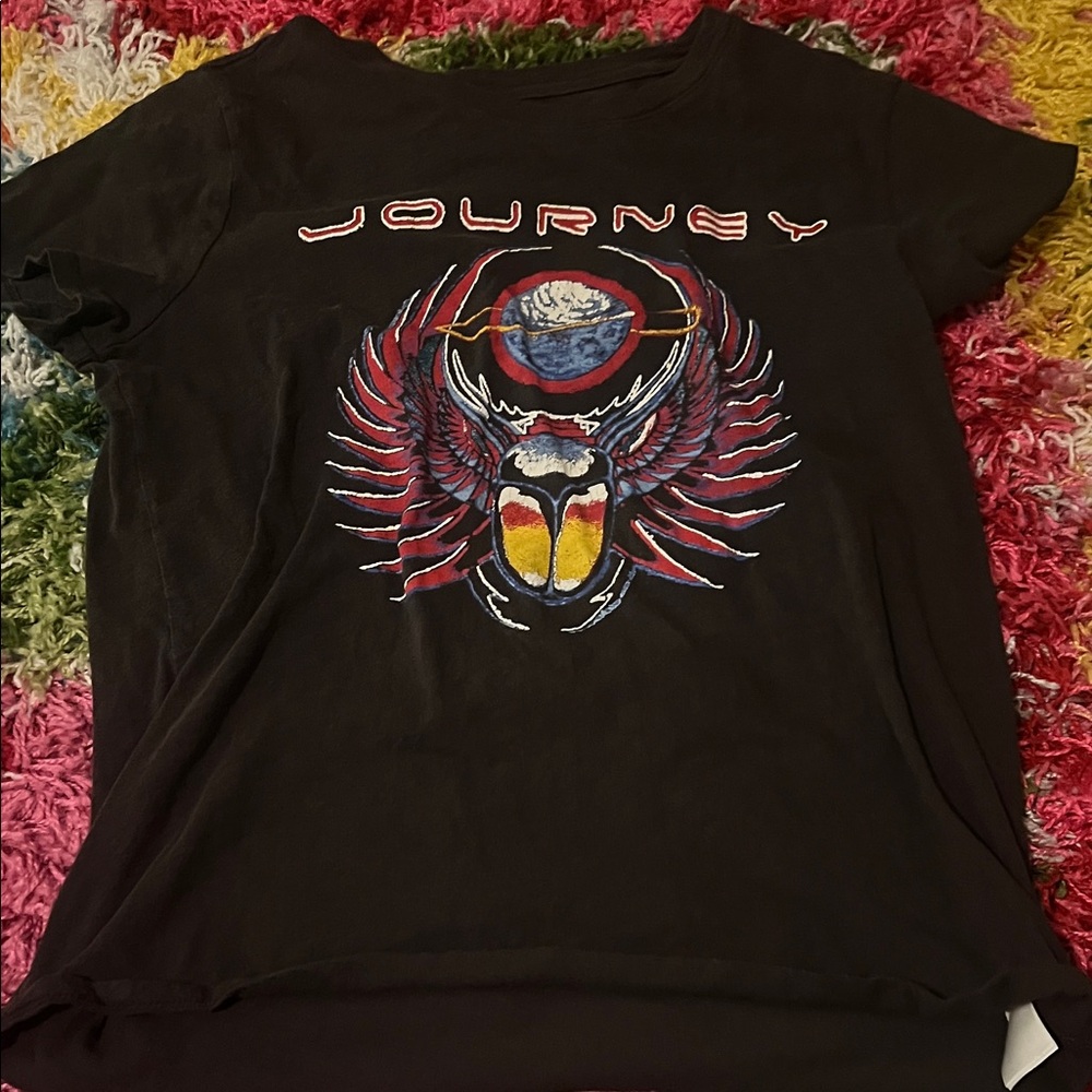 Lucky Brand Black Graphic Tee